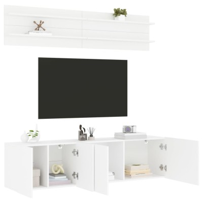 Wall-mounted TV section, 6...