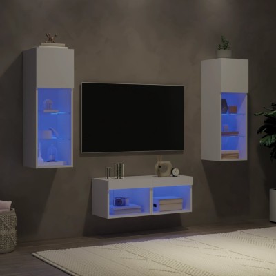 Wall TV cabinets with LED...