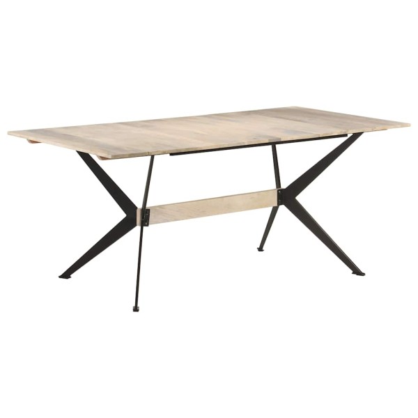 Dining table, 180x90x76cm, solid mango wood