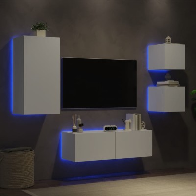 Wall TV cabinets with LED...