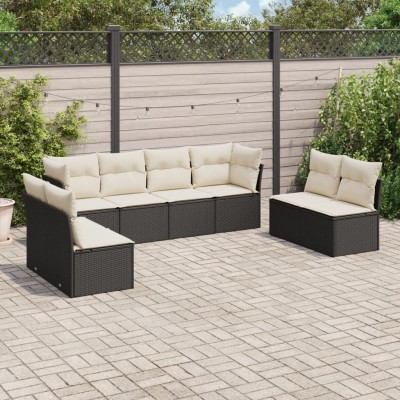 Sofa set with cushions, 8...