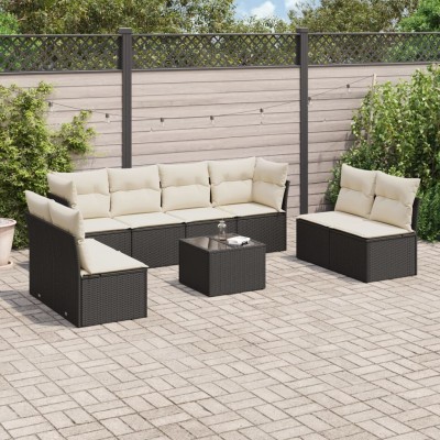 Garden set with cushions, 9...