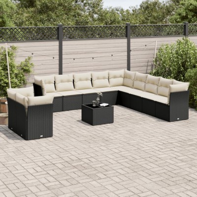 Sofa set with cushions, 12...