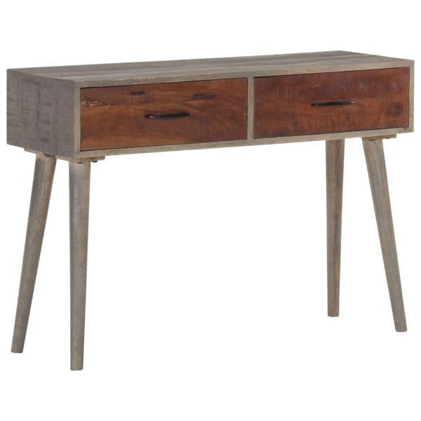Console table, gray, 110x35x75cm, solid mango