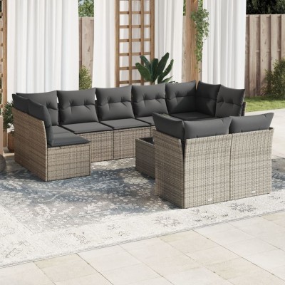 Garden set with cushions,...