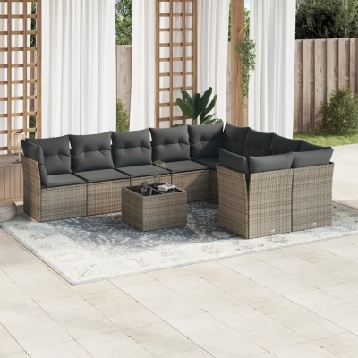 Garden set with cushions,...