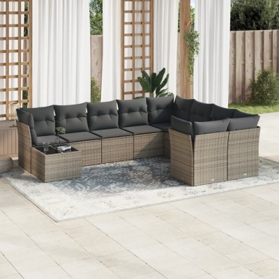 Garden set with cushions,...