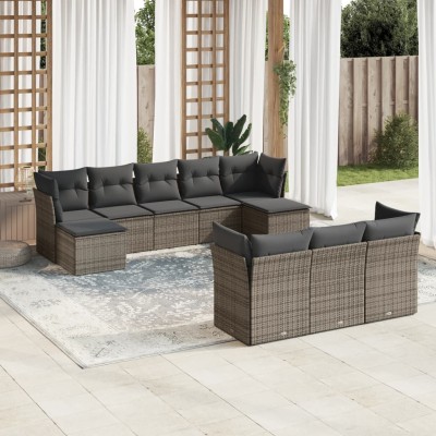 Garden set with cushions,...