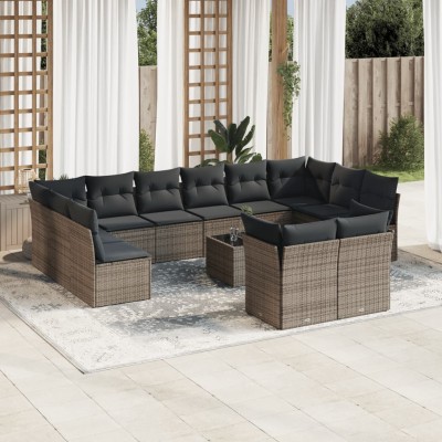 Garden set with cushions,...