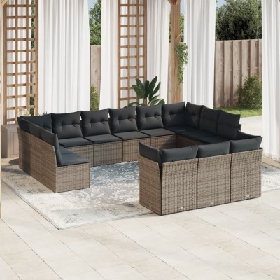 Garden set with cushions,...
