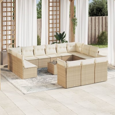 Garden set with cushions,...