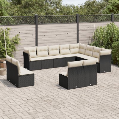 Sofa set with cushions, 12...