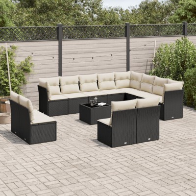 Sofa set with cushions, 13...