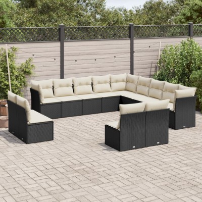 Sofa set with cushions, 13...