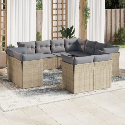 Garden set with cushions,...