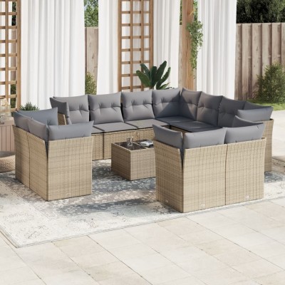 Garden set with cushions,...