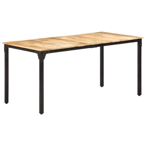 Dining table, 160x80x76cm, untreated mango wood