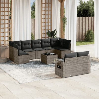 Garden set with cushions,...