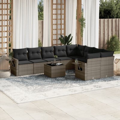 Garden set with cushions,...