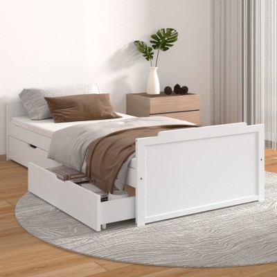 Bed frame with drawers,...