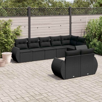 Sofa set with cushions, 8...