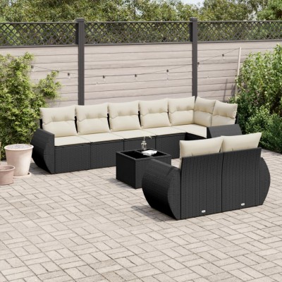 Garden set with cushions, 9...