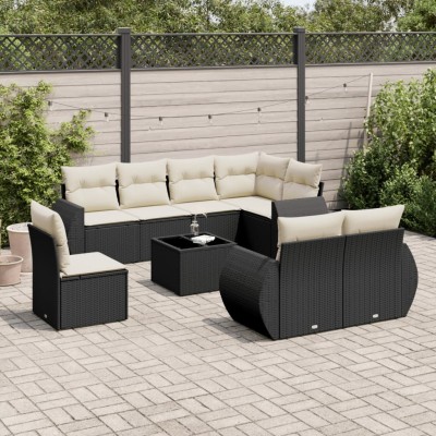 Garden set with cushions, 9...