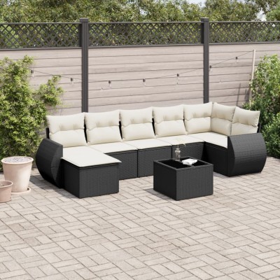 Sofa set with cushions, 8...