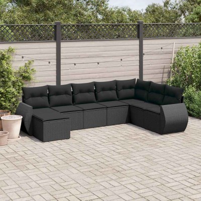 Sofa set with cushions, 8...