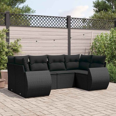 Sofa set with cushions, 6...