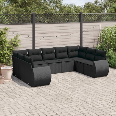 Garden set with cushions, 9...