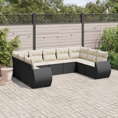 Garden set with cushions, 9...