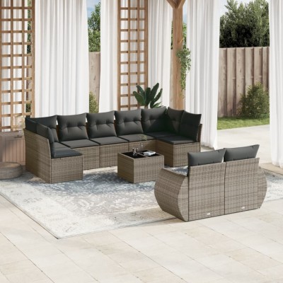 Garden set with cushions,...