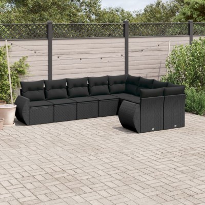 Garden set with cushions, 9...