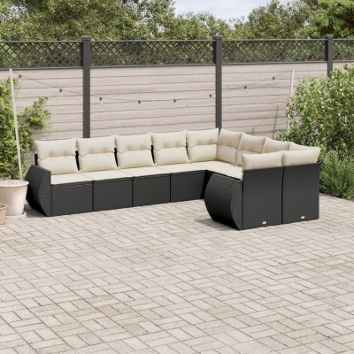 Garden set with cushions, 9...