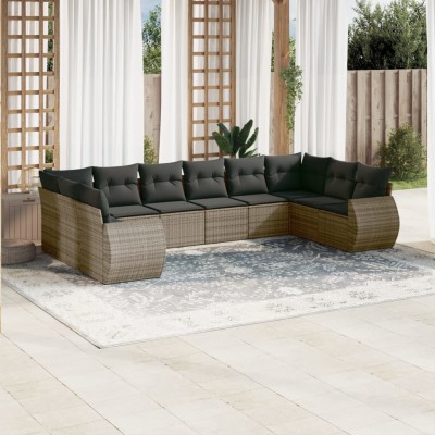 Garden set with cushions,...