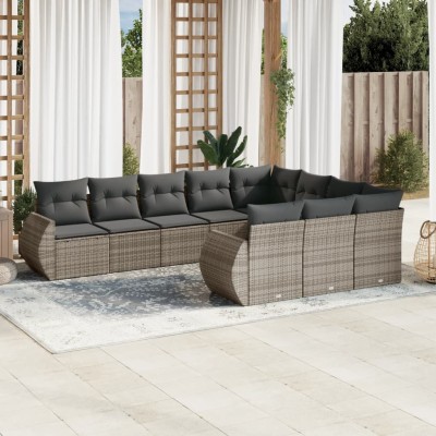 Garden set with cushions,...