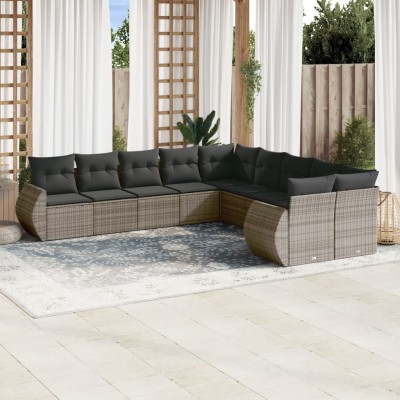 Garden set with cushions,...