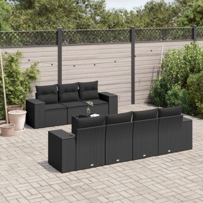 Sofa set with cushions, 8...