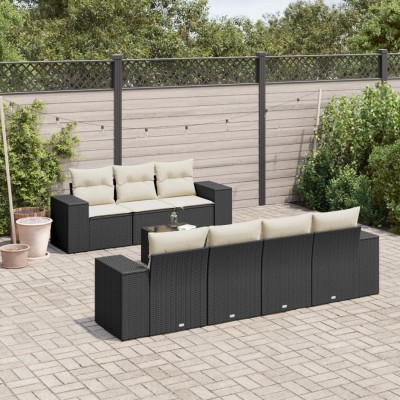 Sofa set with cushions, 8...