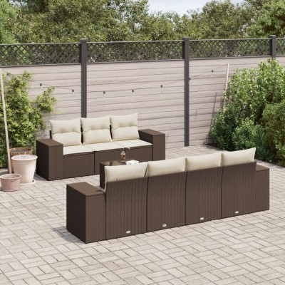 Garden set with cushions, 8...