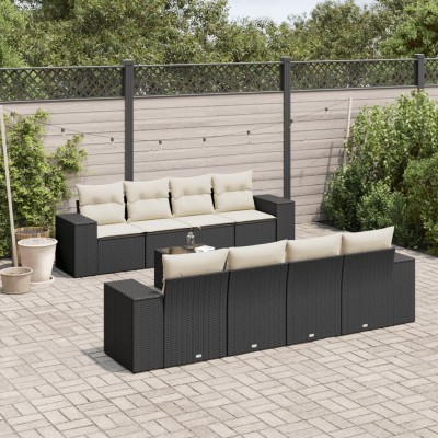 Garden set with cushions, 9...