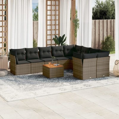Garden set with cushions,...