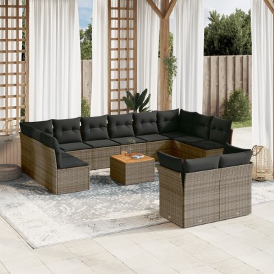 Garden set with cushions,...