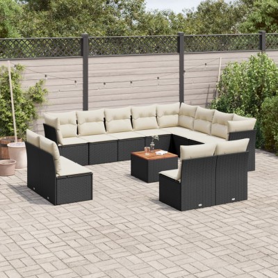 Sofa set with cushions, 13...
