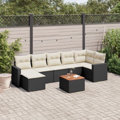 Sofa set with cushions, 8...