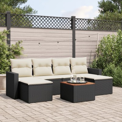 Sofa set with cushions, 7...