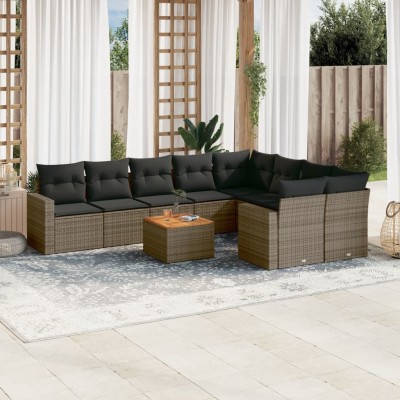 Garden set with cushions,...