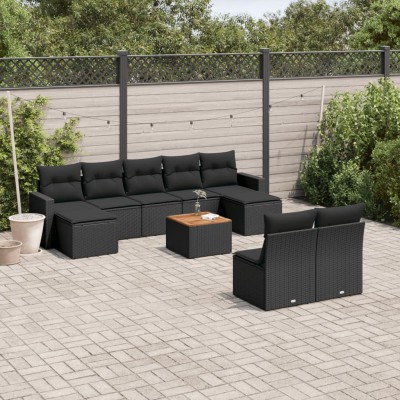 Garden set with cushions,...