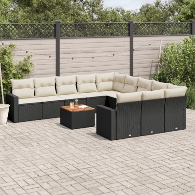 Sofa set with cushions, 12...